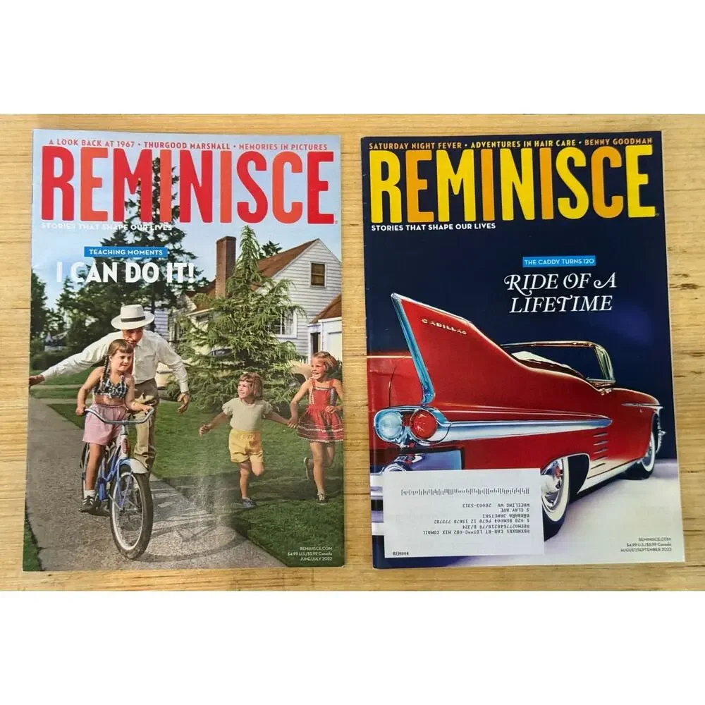 Lot of 6 Reminisce Magazine 2022 Full Year